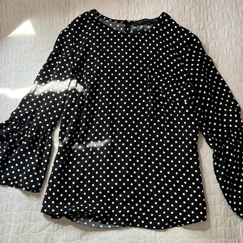 Zara Polka Dot Blouse